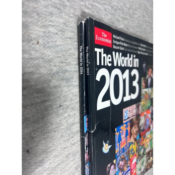 The Economist Magazine The World in 2014-, 2015 Lot of 2 Paperback - Picture 6 of 7